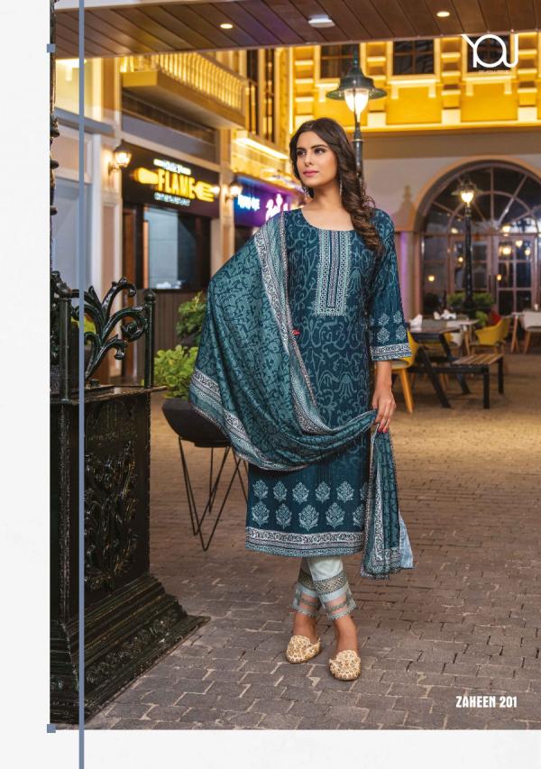 Wanna Zaheen Vol 2 Festival Wear Kurti Pant With Dupatta Collection